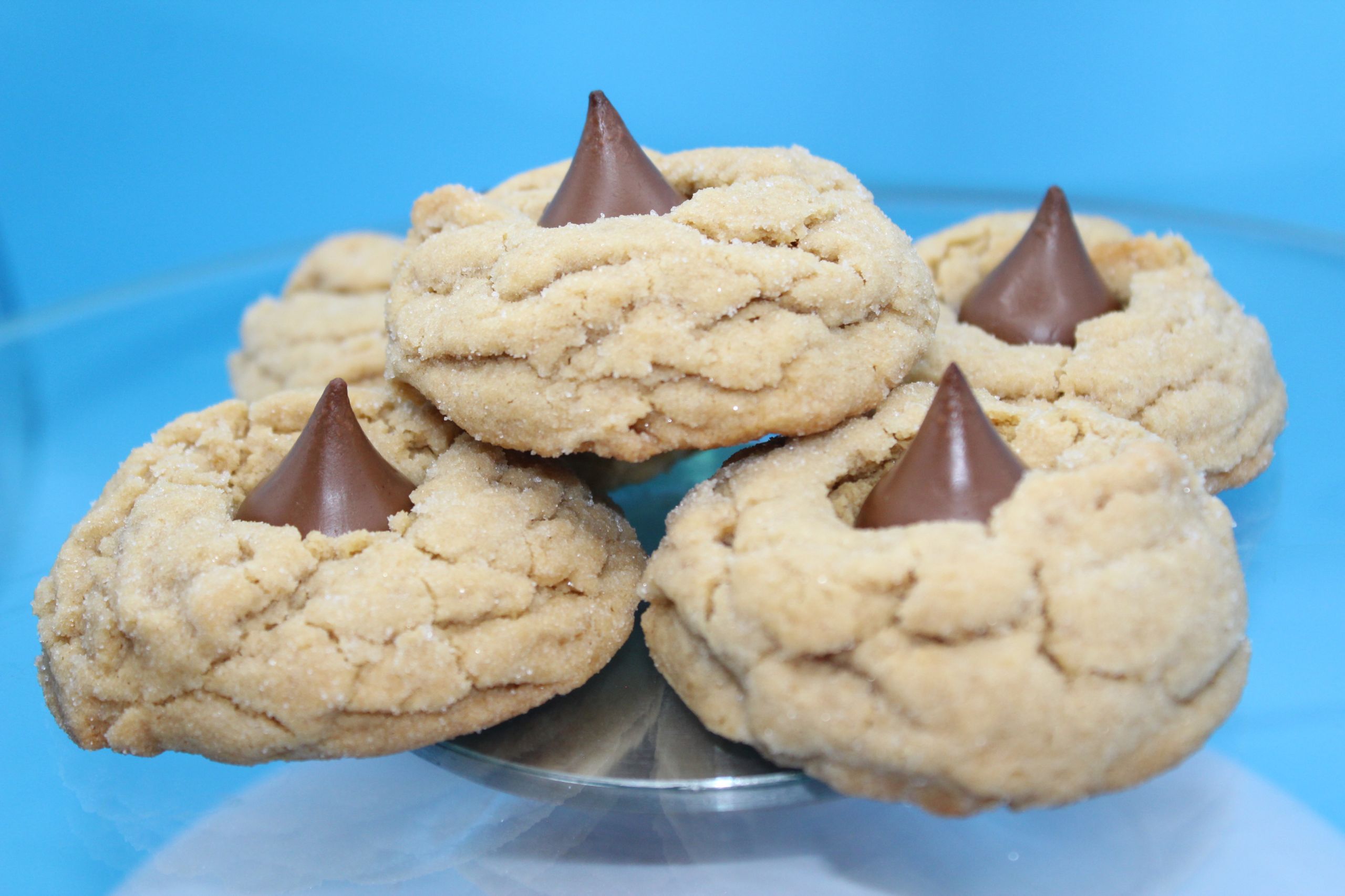 Forever Baked chocolate kissed peanut butter cookies